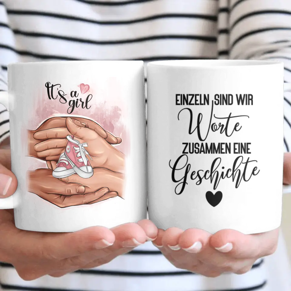 Es ist ein Mädchen - Tassen