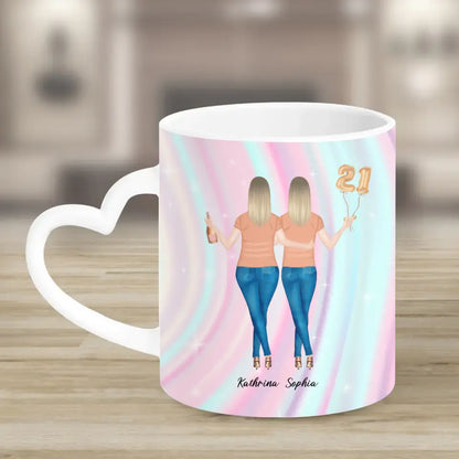 Beste Freundin - Herz Tassen