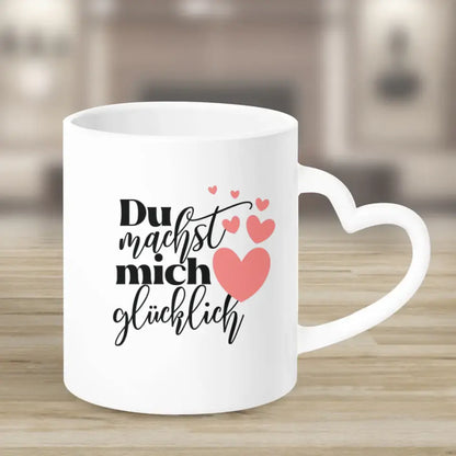 Geschenk ,,King & Queen" - Herz Tassen