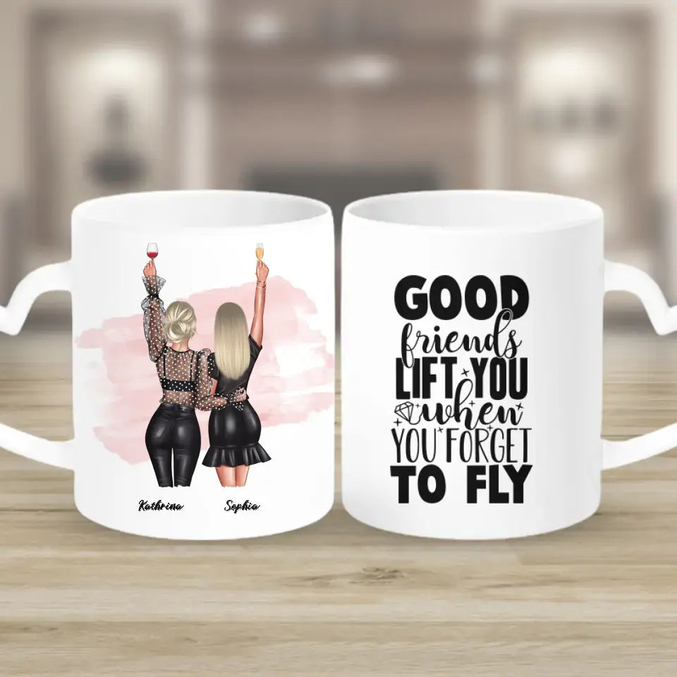 Best Friends - Personalisierte Tasse