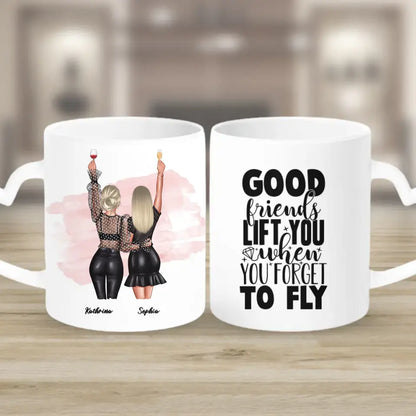 Best Friends - Personalisierte Tasse