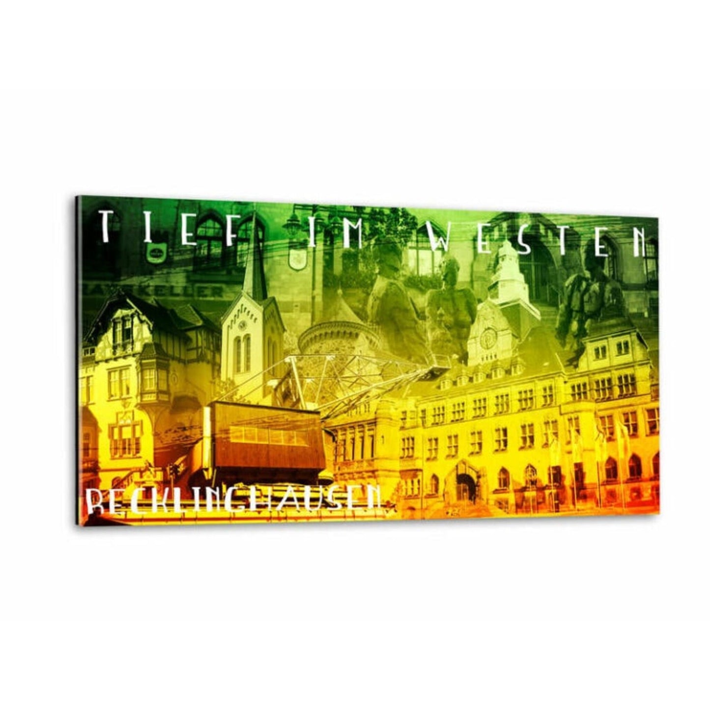 Einzigartiges Wandbild Recklinghausen Collage I
