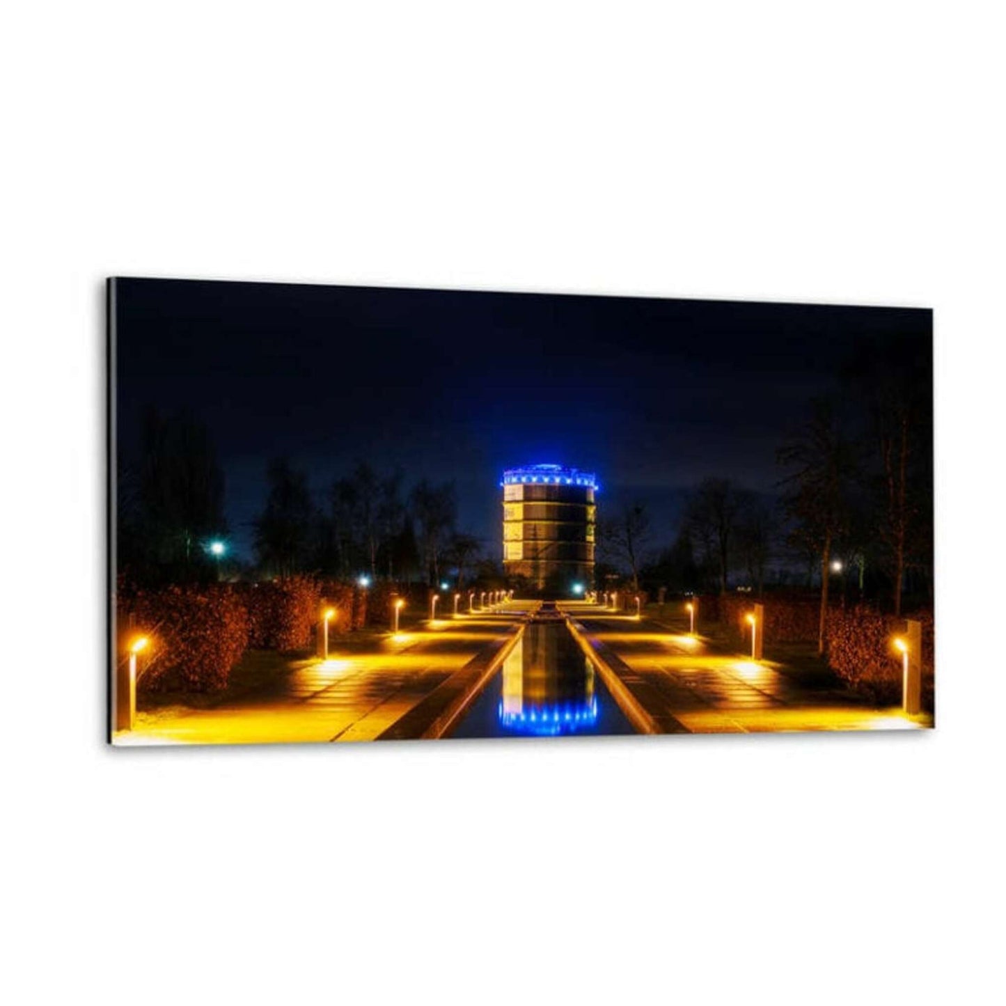 Einzigartiges Wandbild Gasometer