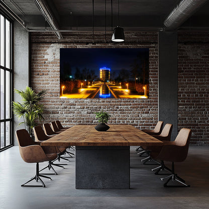 Einzigartiges Wandbild Gasometer
