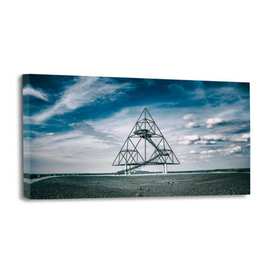 Einzigartiges Wandbild Tetraeder