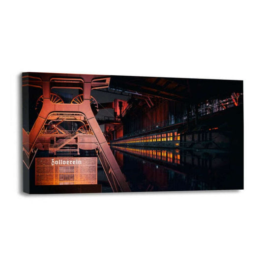 Einzigartiges Wandbild Zollverein Collage