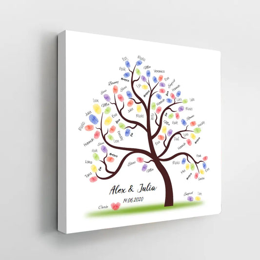 Tree Fingerprint Canvas 4
