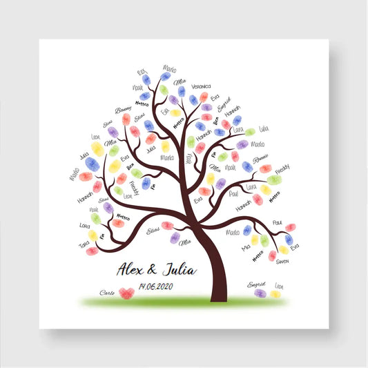 Tree Fingerprint 4 - Poster