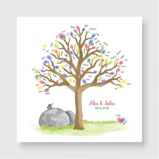 Tree Fingerprint 5 - Poster