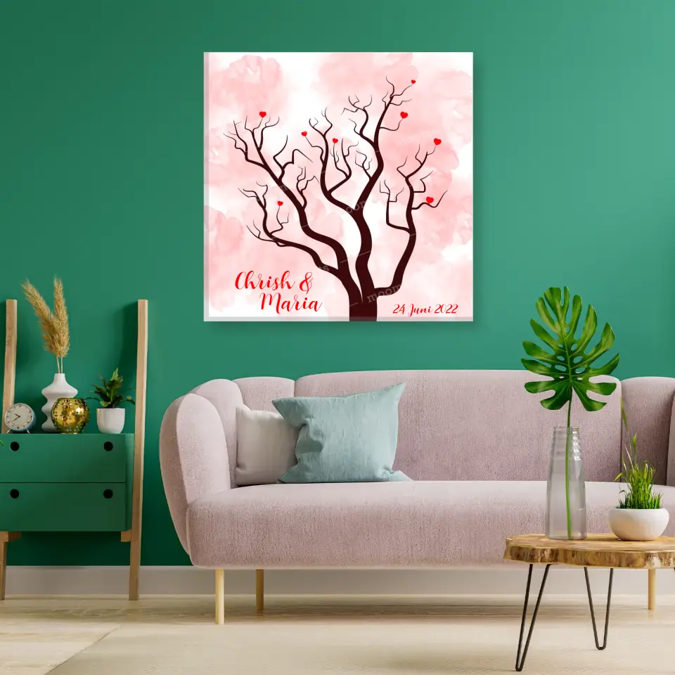 Heart Tree 12 - Canvas