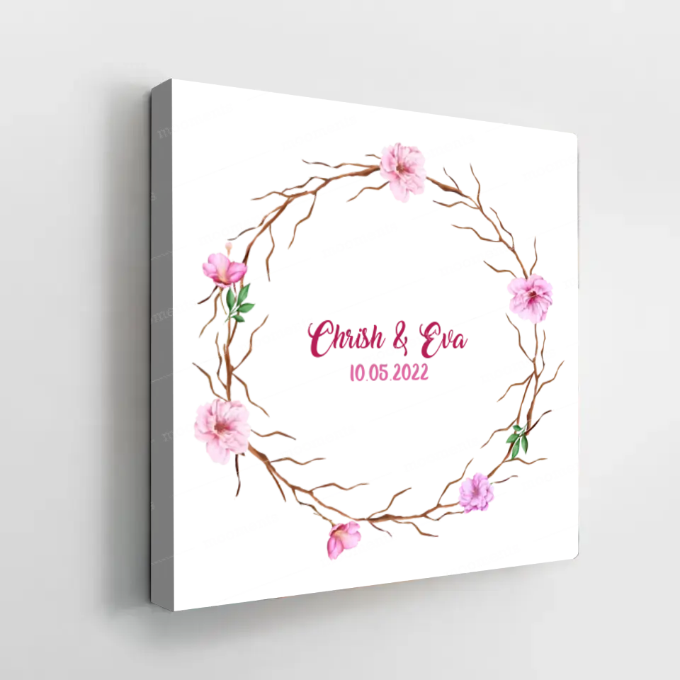 Blossom Wreath 11 - Canvas