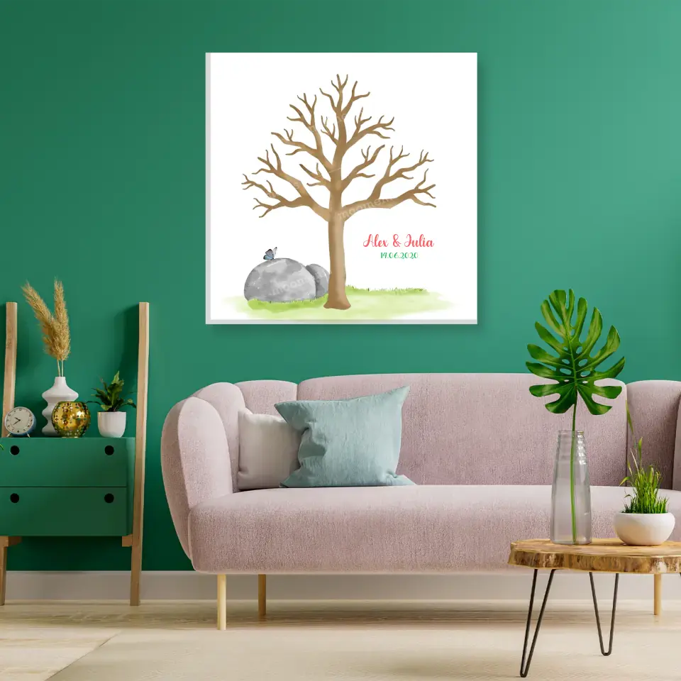 Tree Fingerprint 5 - Poster